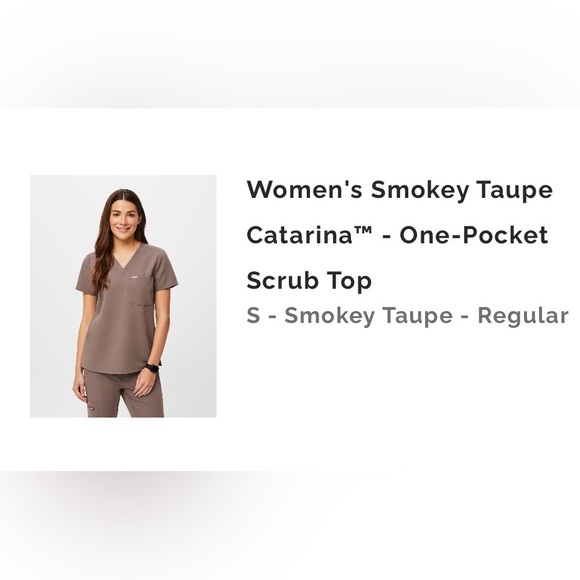 FIGS “smoky taupe” set - Picture 3 of 4